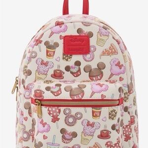 Loungefly Disney Mickey Mouse & Minnie Mouse Treats Mini Backpack